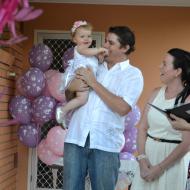 Sofie and Tim's Baby Naming, December 2012,  Cairns Civil Celebrant Melanie Serafin