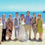 Daniela and Marco, Palm Cove, December 2013, Cairns, January 2014, Cairns Civil Marriage Celebrant, Melanie Serafin