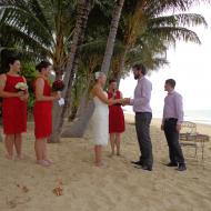 Jacinta and Liam's Ellis Beach Wedding, October 2013, Cairns Civil Marriage Celebrant, Melanie Serafin
