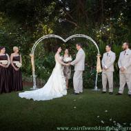 Whitfield House Ceremony with Jamie and Luke, August 2013, Cairns Civil Marriage Celebrant, Melanie Serafin