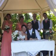 Jo and Brett, April 2014, Colonial Club, Cairns Civil Marriage Celebrant, Melanie Serafin