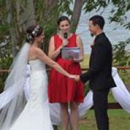 Mel and Phil, April 2014, Lake Tinaroo, Cairns Civil Marriage Celebrant, Melanie Serafin