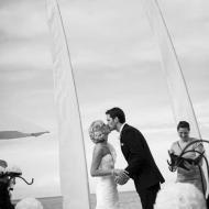 Palm Cove Wedding Kiss! August 2013, Cairns Civil Marriage Celebrant, Melanie Serafin