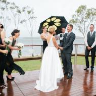 Peta and Steve Laughing Shot!, Lake Tinaroo, Cairns Civil Marriage Celebrant, Melanie Serafin