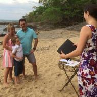 Skye, Michael (and Nate!), Renewal of Vows, Trinity Beach December 2014, Cairns Civil Marriage Celebrant, Melanie Serafin 
